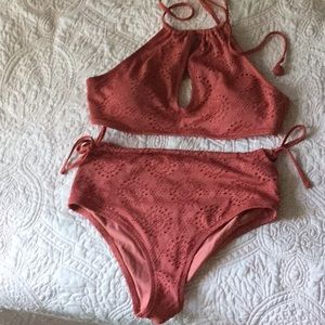 Aerie halter bikini top